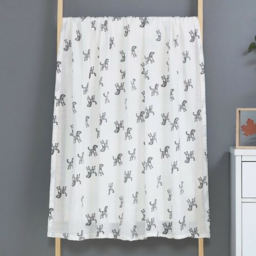 100% cotton Two layers muslin gauze baby security blanket plush-hug quilt blanket muslin baby blankets