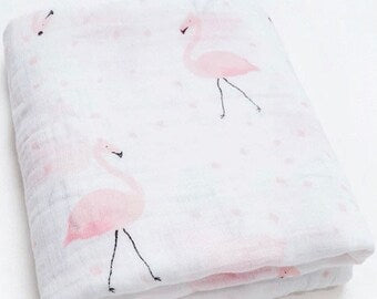 100% cotton Two layers muslin gauze baby security blanket plush-hug quilt blanket muslin baby blankets
