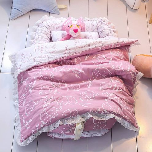 Sleeping Lounger Folding Travel Portable Baby Nest 100% Soft Cotton.