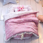 Sleeping Lounger Folding Travel Portable Baby Nest 100% Soft Cotton.