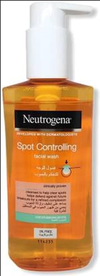 Neutrogena Spot Controlling Facial Cleanser with Salicylic Acid for Acne Prone Skin 200ml