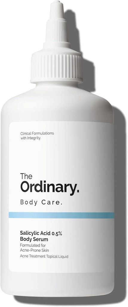 The Ordinary Salicylic Acid 0.5% Body Serum, Exfoliating Treatment for Acne-Prone Skin, 8.1 Fl Oz Brand.