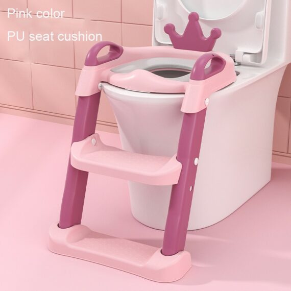 Large Plastic Chair Baby Toilet Kid Potty trainer, Toilet seat with Ladder