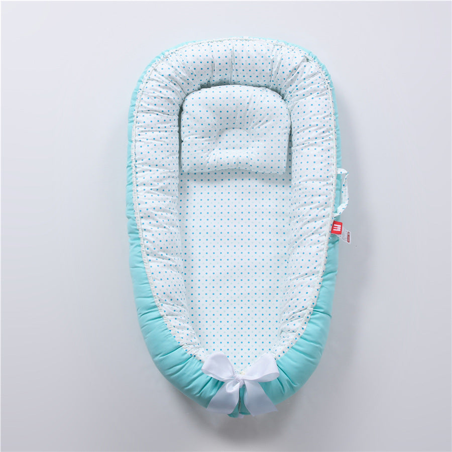 Baby Nest 100% Organic Breathable Portable Crib Bed Cot, sleeping pod