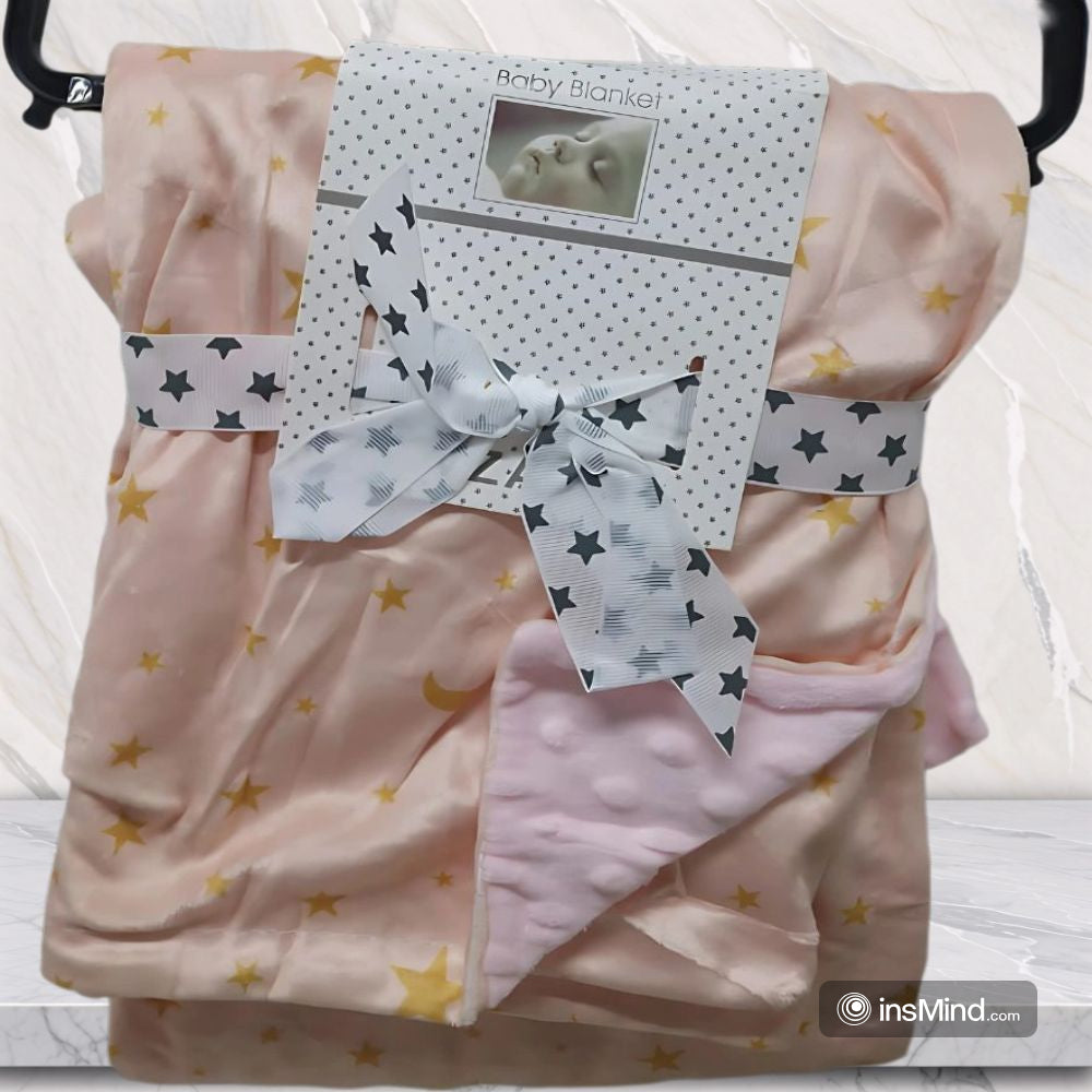 Cute Plush Multi-Colors Baby Blanket Swaddle (75x120 cm)