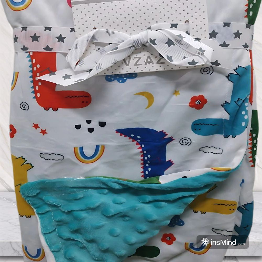 Cute Plush Multi-Colors Baby Blanket Swaddle (75x120 cm)