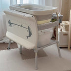 2 in 1 Height Adjustable Foldable Day care Baby Nursing & Diaper Changing Table with Safety Strap