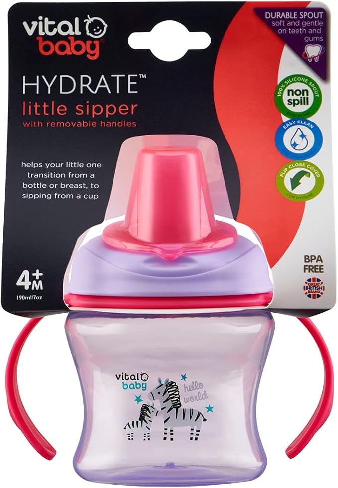 Vital Baby HYDRATE little sipper with removable handles - fizz - 190ml