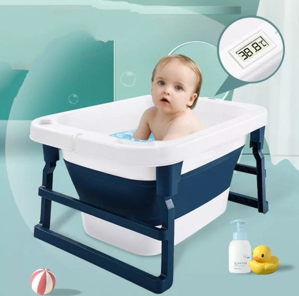 Baby Bathtub, Non-slip Foldable Bath Tub For Newborn