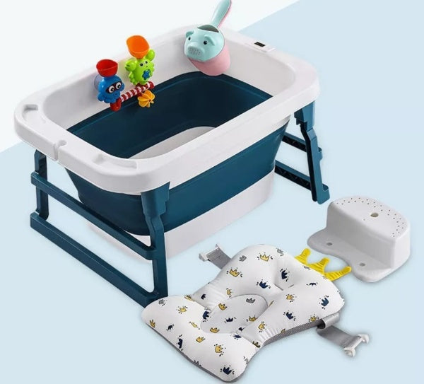 Baby Bathtub, Non-slip Foldable Bath Tub For Newborn
