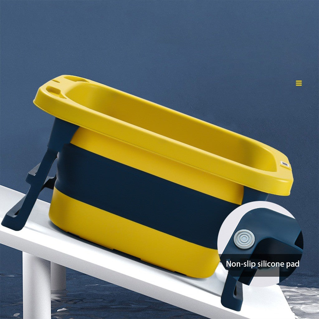 Baby Bathtub, Non-slip Foldable Bath Tub For Newborn