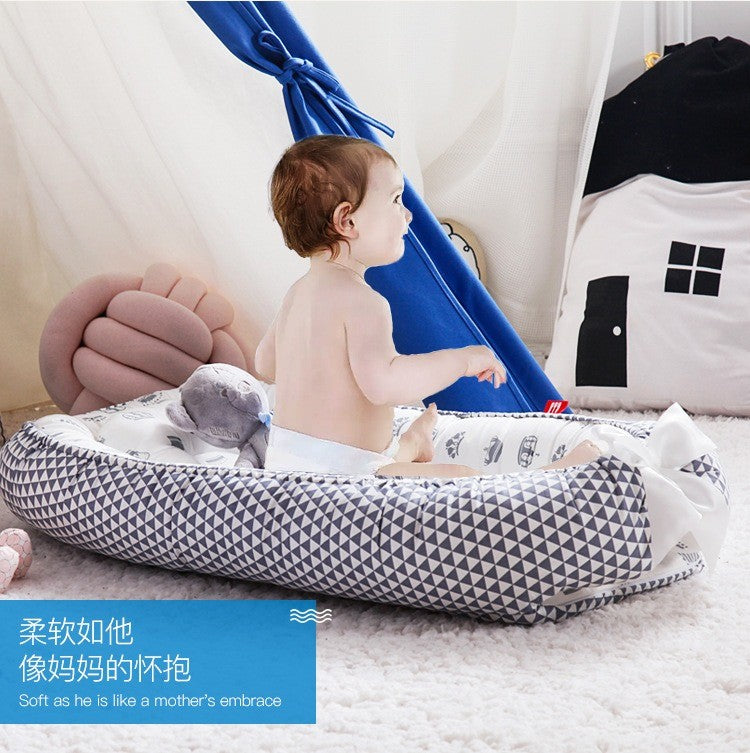 Baby Nest 100% Organic Breathable Portable Crib Bed Cot, sleeping pod