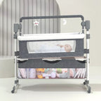 Automatic Swing Cot & Bedside Crib bed with Bluetooth!