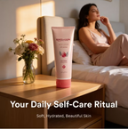 لوشن الجسم Roots & Glow للنساء ترطيب عميق وإشراقة تركيبة حريرية غنية بالمغذيات مستوحاة من جمال أزهار الرمان.