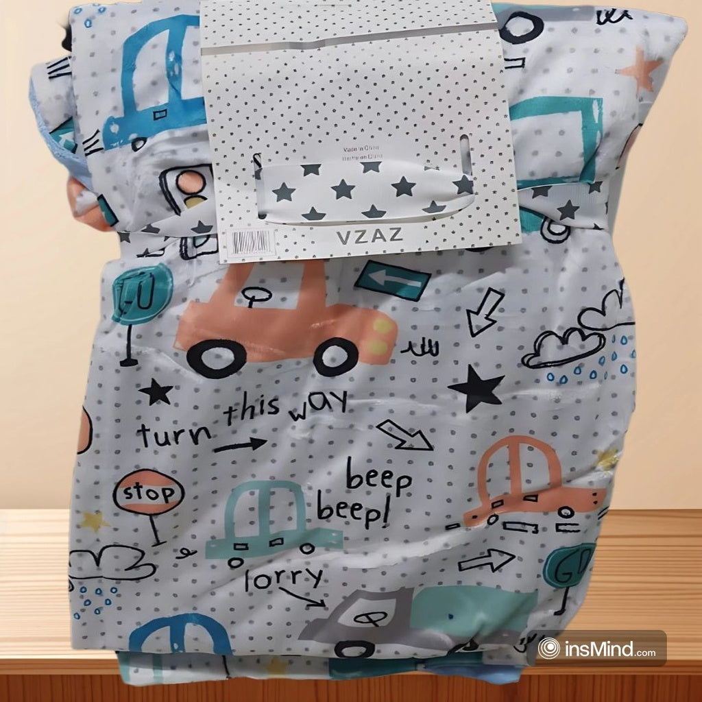 Cute Plush Multi-Colors Baby Blanket Swaddle (75x120 cm)
