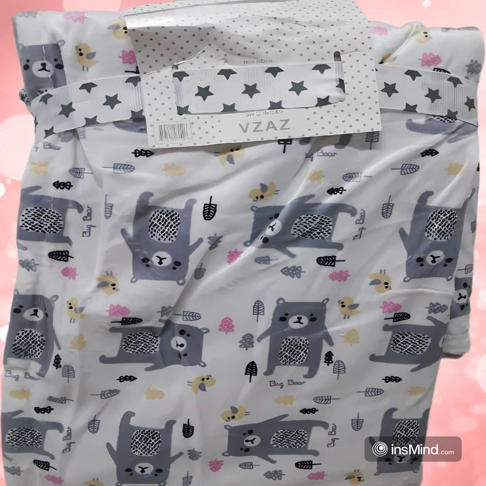 Cute Plush Multi-Colors Baby Blanket Swaddle (75x120 cm)