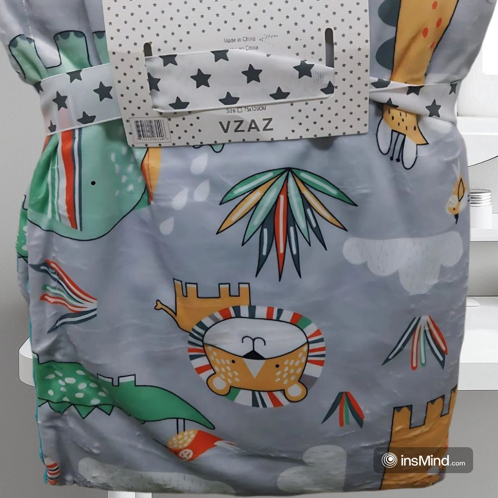 Cute Plush Multi-Colors Baby Blanket Swaddle (75x120 cm)