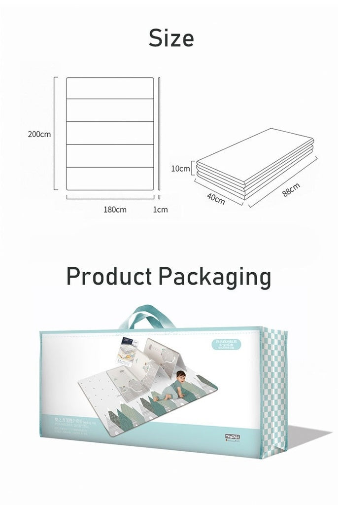 High quality baby floor play mat foldable portable animal printed playmat (180*200 cm)      (0 review)