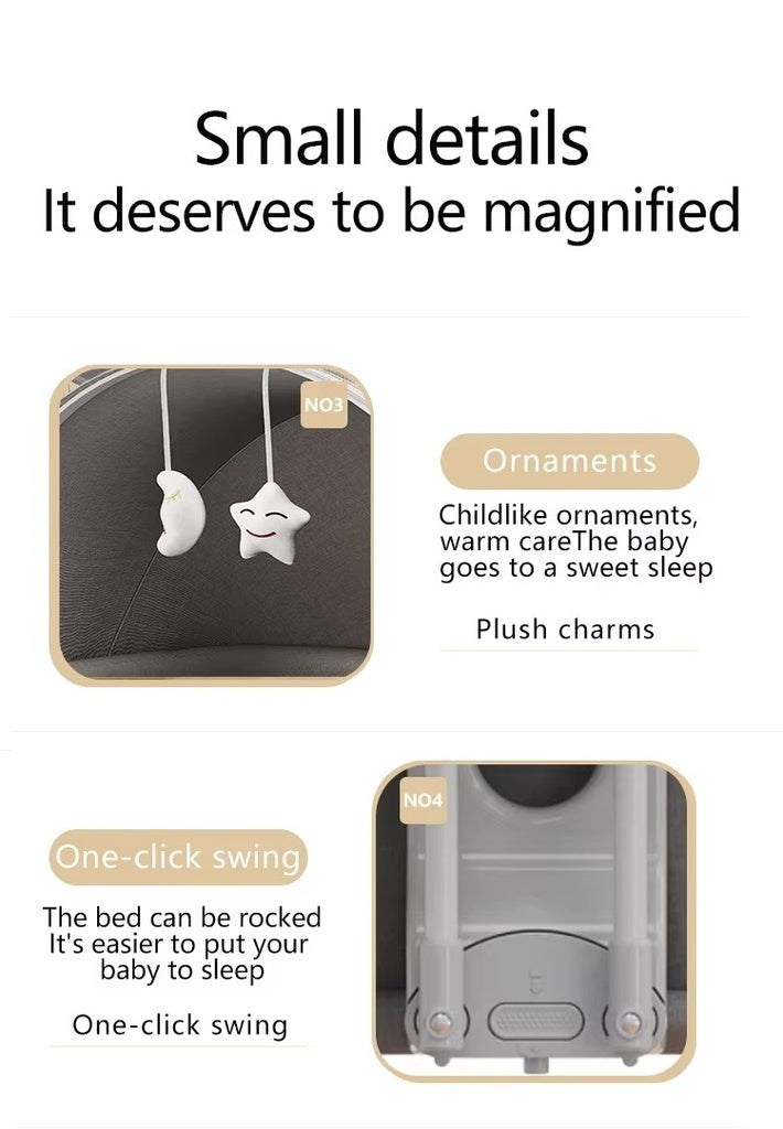 Baby Travel Portable Baby Swing Crib Children Bed For Infant Sleeper