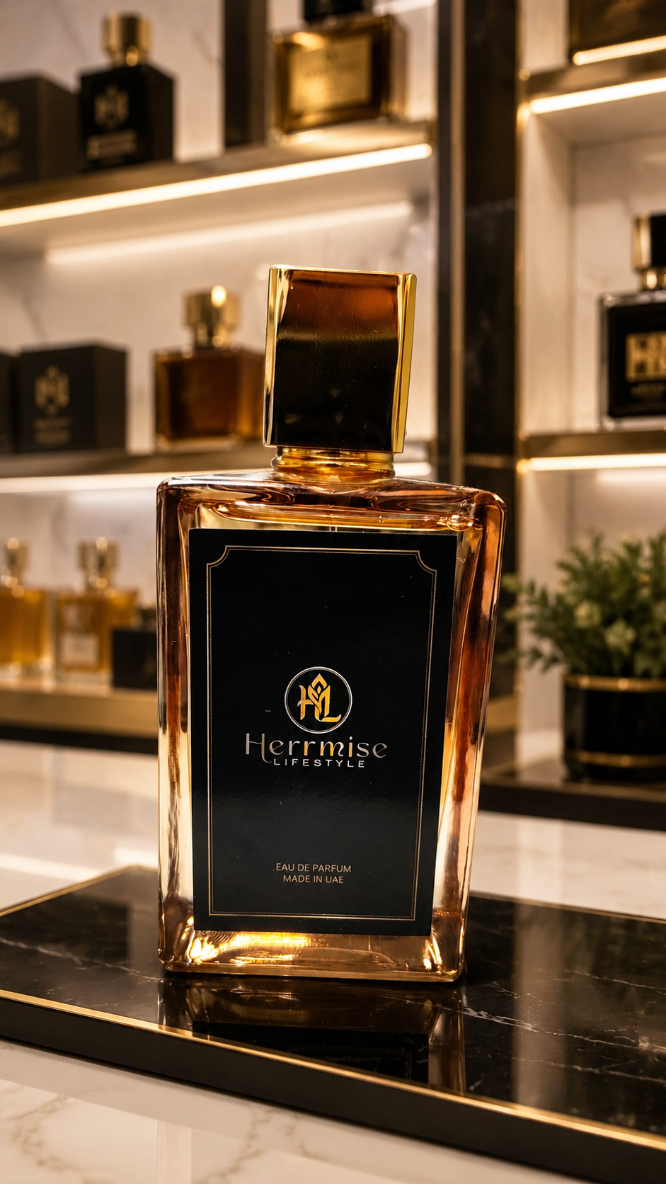Herrmise Lifestyle Drip or Drown Intense Fusion Eau De Parfum Unisex - Premium French Fragrance Collection, Packed in UAE
