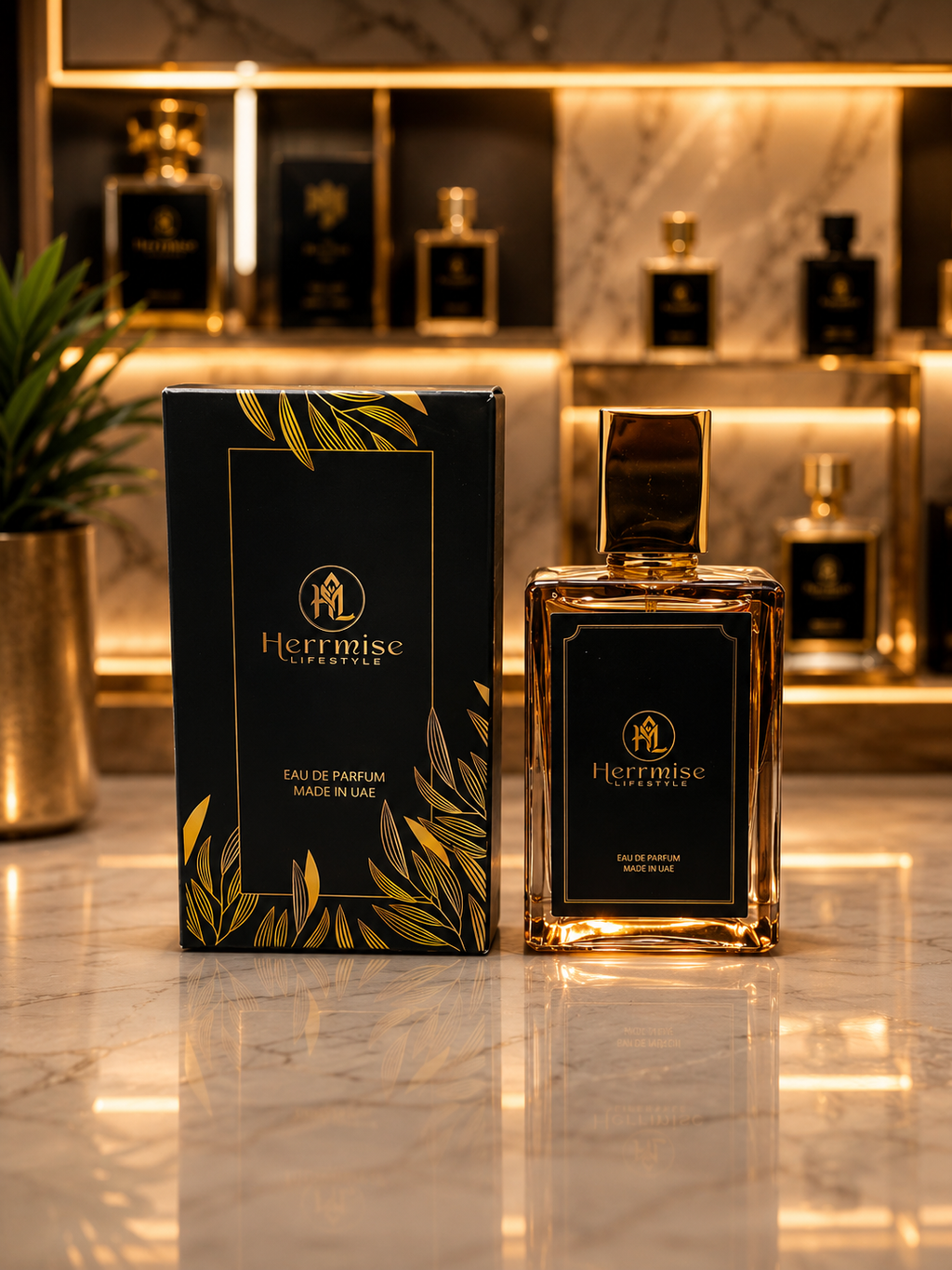 Herrmise Lifestyle Time Travel Infinite Oud Eau De Parfum Unisex-Premium French Fragrance Collection, Packed in UAE