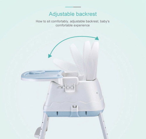 Portable Plastic Dining Baby Feeding High Chair