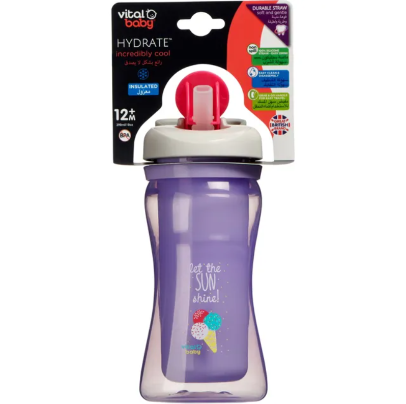 Vital Baby HYDRATE incredibly cool insulated fizz 290ml - 12 Months+