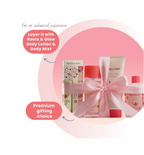 لوشن الجسم Roots & Glow للنساء ترطيب عميق وإشراقة تركيبة حريرية غنية بالمغذيات مستوحاة من جمال أزهار الرمان.