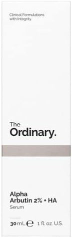 The Ordinary Original Alpha Arbutin al 2% + HA Ácido hialurónico | 30 ml | Brightening Serum for Skin Improves Pigmentation