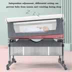 Twin Bassinets for Twins - Adjustable, Mesh, Storage - Bedside Sleeper in 2 Colors!
