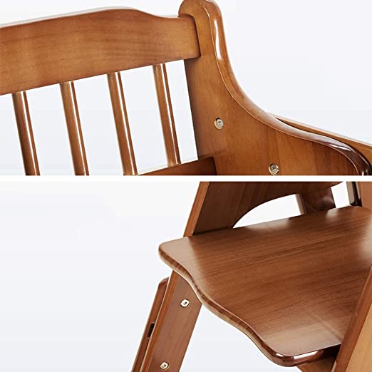 Wooden Dining Chair And Table Portable Folding High Chair With Ladder