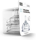 Comotomo Natural Teat Silicone Nipples Slow Flow 2 Count
