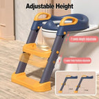Large Plastic Chair Baby Toilet Kid Potty trainer, Toilet seat with Ladder