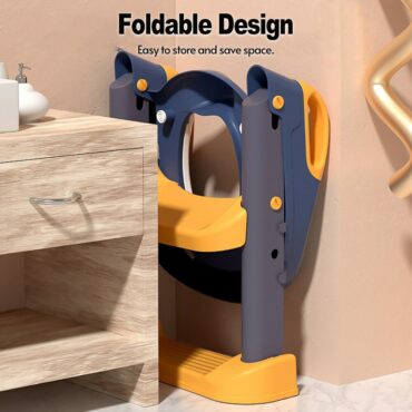 Large Plastic Chair Baby Toilet Kid Potty trainer, Toilet seat with Ladder
