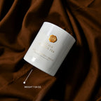 Citrus White tea Candles for Home Scented-White Tea, Pure Essential Oils Natural Soy Candles, White Glass Jars.